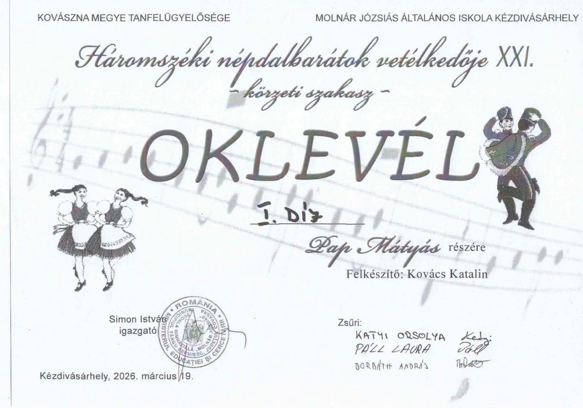 oklevél